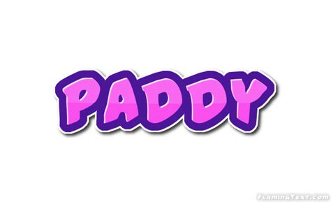 Paddy Logo Free Name Design Tool From Flaming Text