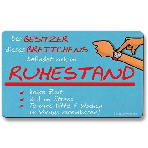 Der ruhestand ist für jeden arbeitenden menschen ein großereignis.wie der erste arbeitstag ist auch der letzte etwas ganz besonderes. Gilde Schneidebrettchen Text: RUHESTAND | eBay