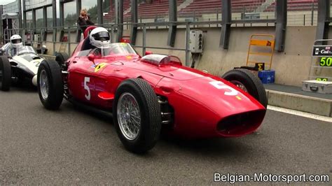 1958 Ferrari 246 Dino F1 At Spa 2013 Incl Idle And Revving Youtube