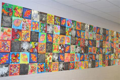 Get Your Hands On Art Shayne Elementary Fall Leaf Collaborative Quilt