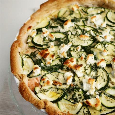 Quiche Met Zalmfilet Geitenkaas En Courgette Priya Loves Food Travel