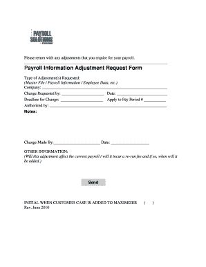 Millersville university employee giving form name class year (if alum) banner # dept. 134 Printable Payroll Change Form Templates - Fillable ...