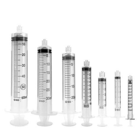 BD Plastipak Luer Lok Tip Disposable Sterile Syringe 3mL