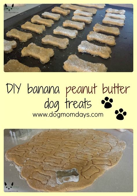 Recipe Homemade Banana Peanut Butter Dog Treats Dog Mom Days
