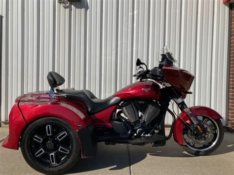 Stock T13846 Used 2013 Victory Cross Country Moto Trike Sioux Falls