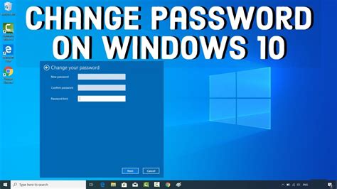 How To Change Password In Windows Youtube