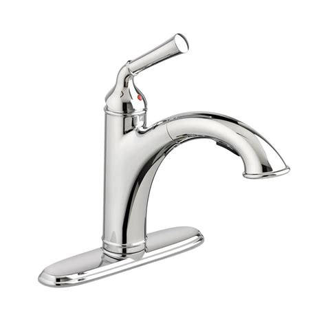 A good faucet will provide a steady stream of water at reasonable pressure for. American Standard Portsmouth Single-Handle Pull-Out ...