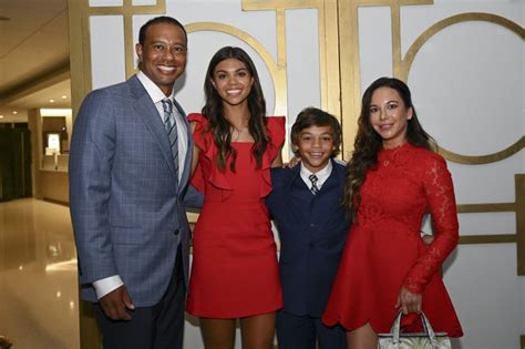 Tiger Woods With Daughter Sam Woods Son Charlie Woods And Sam Woods S Speech For Tiger Woods