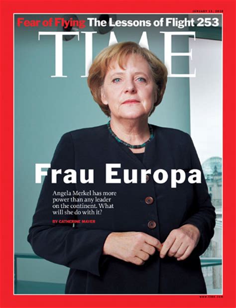 Time Magazine Cover Frau Europa Angela Merkel Has More Power Than Any