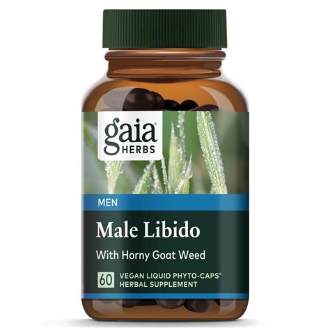 Gaia Herbs Male Libido Vegan Liquid Capsules 60 Count Supports 60
