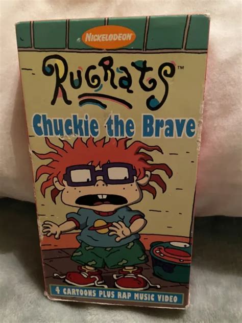 RUGRATS CHUCKIE THE BRAVE VHS Tape Nickelodeon 1996 W Rap Video EUR 6