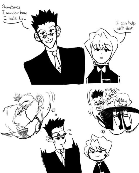 Kurapika And Leorio Милые рисунки Веселые мемы Комиксы