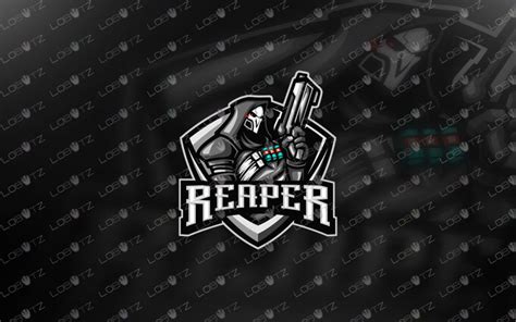 Grim Reaper Mascot Logo Premade Reaper Esport Logo For Sale Lobotz Ltd