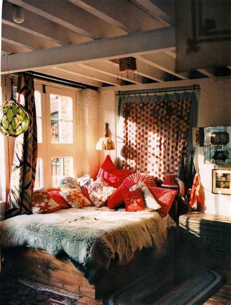 Bohemian Style Bedroom Interior Homemydesign