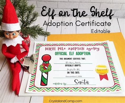 This post may contain affiliate links or ads. Honorary Elf Certificate Free : Merry Elfmas Books Fairy And Elf Books : Download this free ...