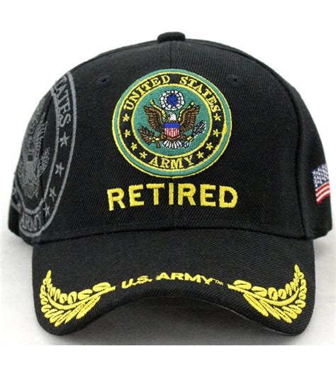 United States Army Retired Baseball Cap Ce128sxmuwx