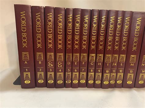 1994 World Book Encyclopedia Set Complete 22 Volume Set | Etsy
