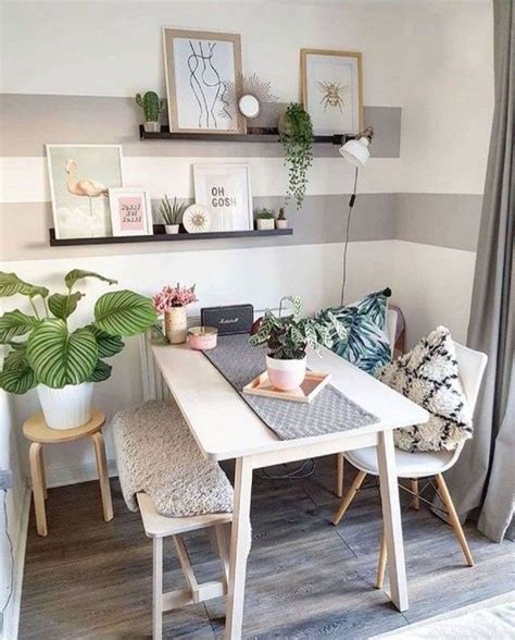 40 Smart Decor Ideas For Small Apartment Dining Room Small Small
