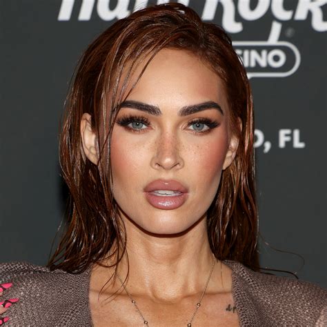 Megan Fox S Latest Naked Dress Is Giving Salmon Chic But We Re Here For It Teen Vogue