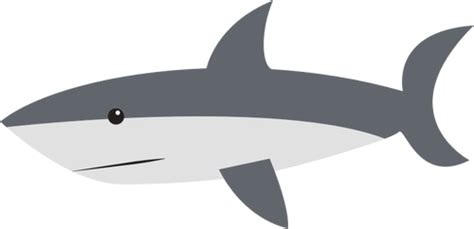Ikan Paus Vektor Png Clipart Shark Cartoon Gambar Ikan Hiu Kartun