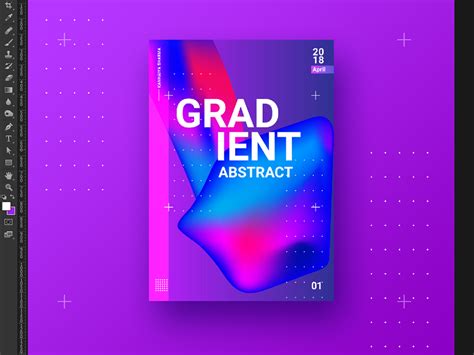 Abstract Gradient Poster Design In 2020 Poster Design Abstract Design