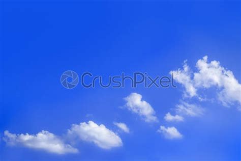 Typical Beautiful Blue Sky Clouds Background Stock Photo Crushpixel