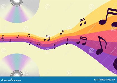 Pastel Color Music Background