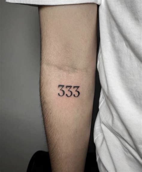 Whats The 333 Tattoo Meaning Read This Inked Cartel