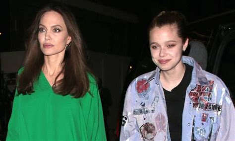 Angelina Jolie And Daughter Shiloh As Youve Never Seen Them Before During Fun Night Out
