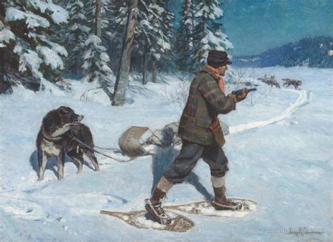 Hazards Of The Trail Philip Goodwin Paintings Hunting Art Wildlife