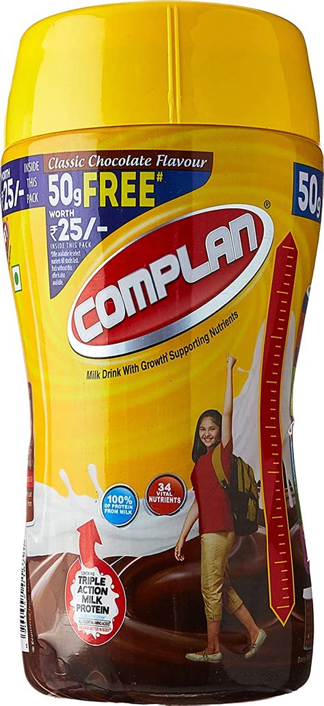 Complan For Growth Complete Planned Food In Drink Chocalate