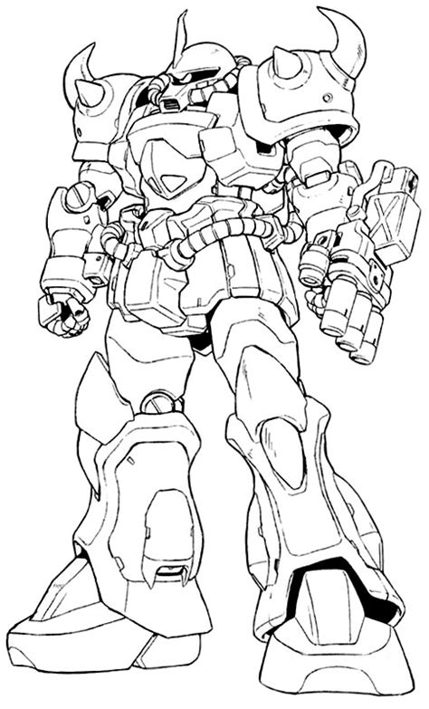Download or print this amazing coloring page. The Word - Images - Katoki Gundam Redesigns