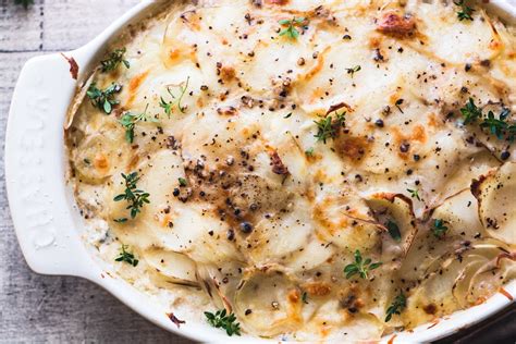 Potato And Onion Gratin Recipe Easy Sides Heyfood — Meal Planning App