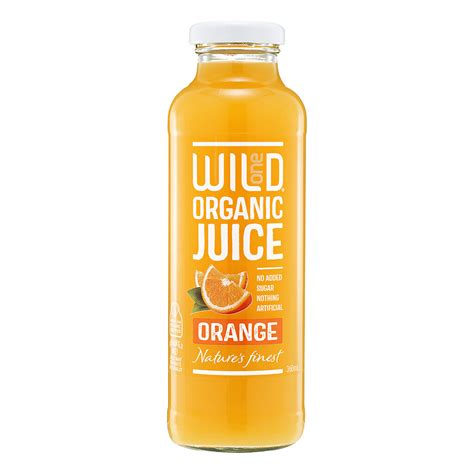 Organic Orange Juice 12 X 360ml — Wild One Beverages