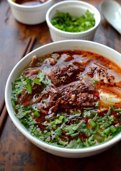 Chinese Spicy Beef Noodle Soup Recipe