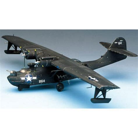 Academy 12487 Consolidated Pby 5a Black Cat 172 Scale Plastic Model