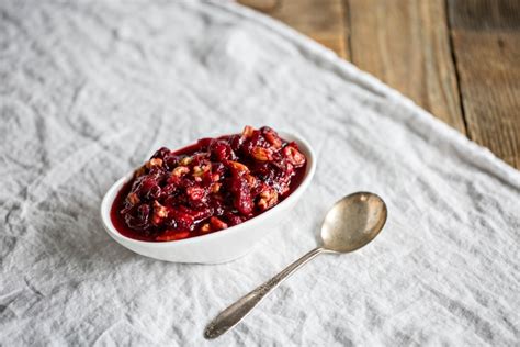Combine first five ingredients in a medium sauce pan; Fresh Cranberry Orange Relish Recipe | Good Life Eats