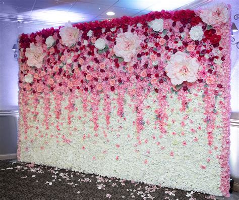 Shades Of Pink Wall Flower Rent Or Purchase This For Your Special Event