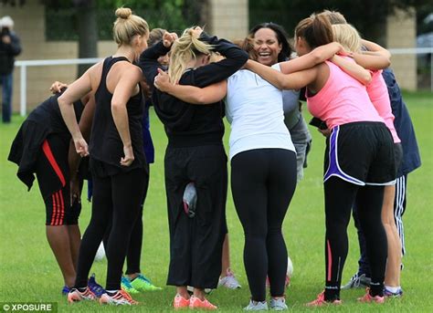 Jude Cisse Flashes Her Thong As She Trains With A Team Of Wags For A