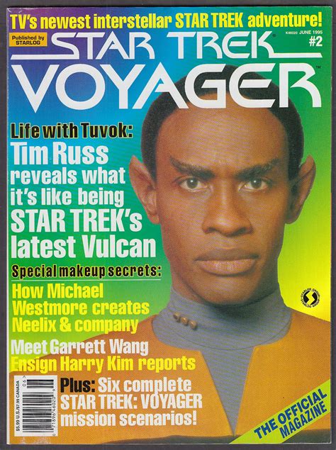 Star Trek Voyager Official Magazine Tim Russ Tuvok