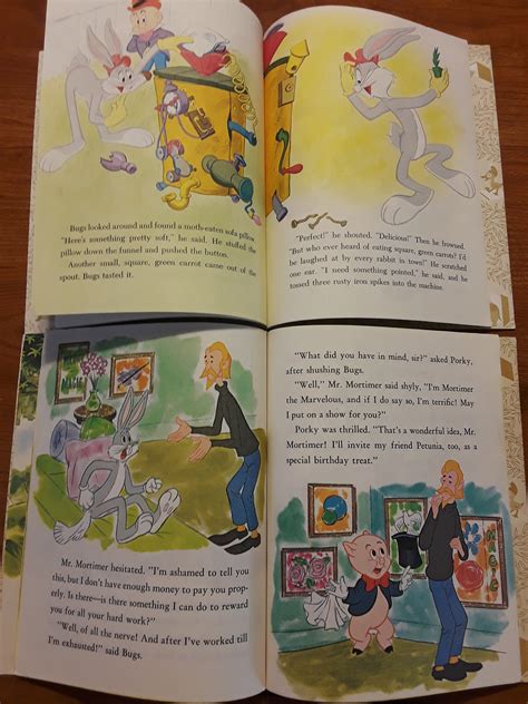 2 Vintage Bugs Bunny Little Golden Books Vintage Etsy