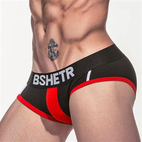 Bshetr Brand New Mesh Style Sexy Male Underwear Briefs Cotton Underwear Men Penis Gay Briefs Men
