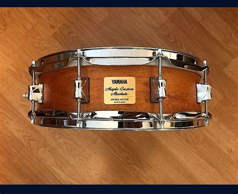 Yamaha Maple Custom Absolute Natural Snare Drum Reverb