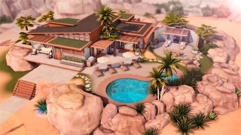 CASA FAMILIAR NO DESERTO Desert Family Home The Sims 4 Construção