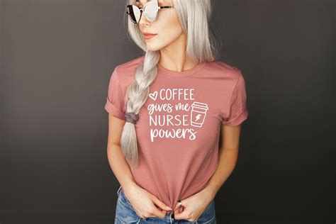 Coffee Gives Me Nurse Powers Shirt Funny Nurse Shirt Nurse Etsy