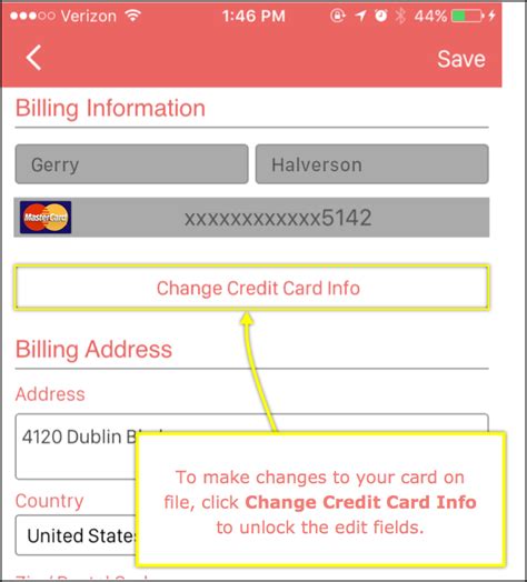 While moving can be hectic, changing your credit card billing address is a step you can't afford to forget. How to Change the Billing Information - Vagaro Support