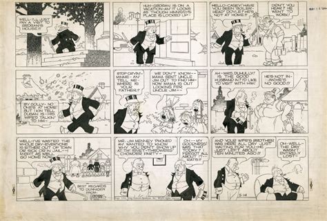 bringing up father sunday 5 14 1944 by george mcmanus in asbc s comic strip art comic art