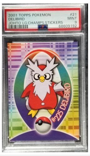 2001 Topps Pokémon Johto League Champions Sticker Card 225 21 Of 37