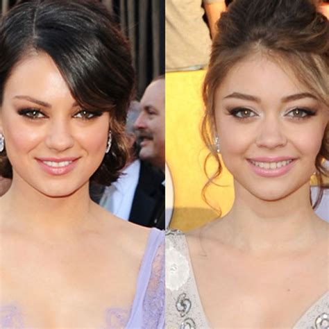 Mila Kunis And Sarah Hyland From Celebrity Look Alikes E News