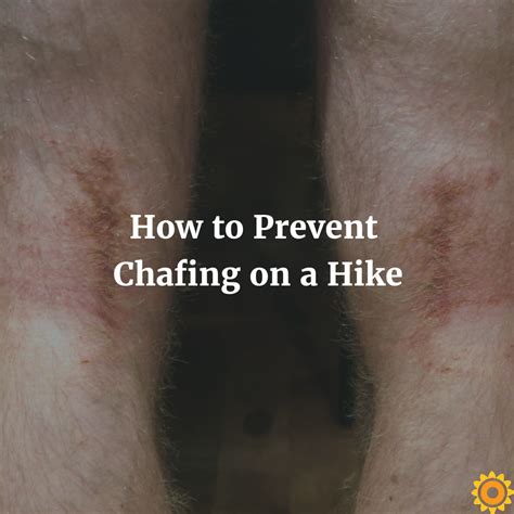 Chafing Should Never Be An Issue On The Trail With These Simple Tips